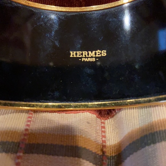 Authentic Hermès wide enamel bracelet - Picture 5 of 10
